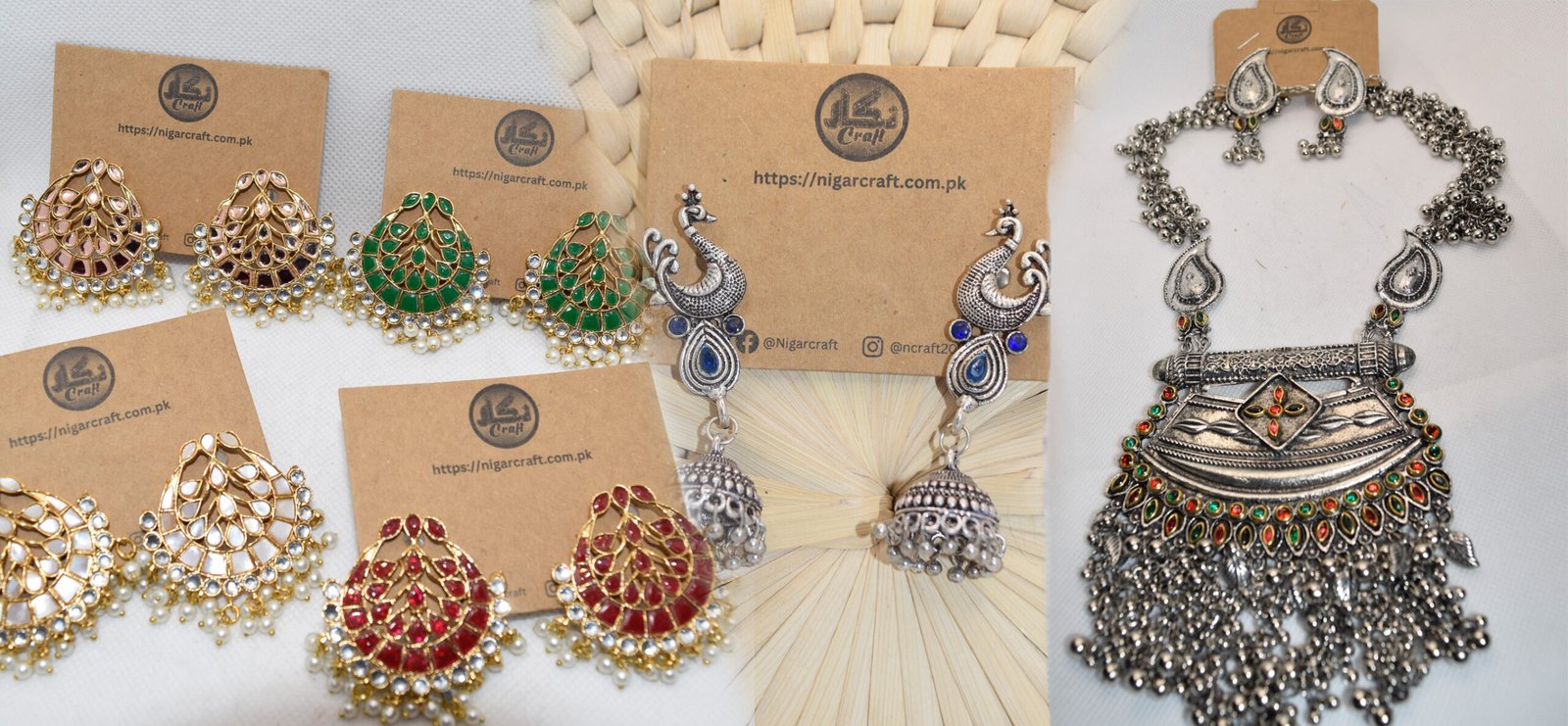Nigar Craft, Pakistan's first craft shop, sells artificial jewellery in Pakistan and truck art Pakistan and handicraft items to promote country's culture - shop online