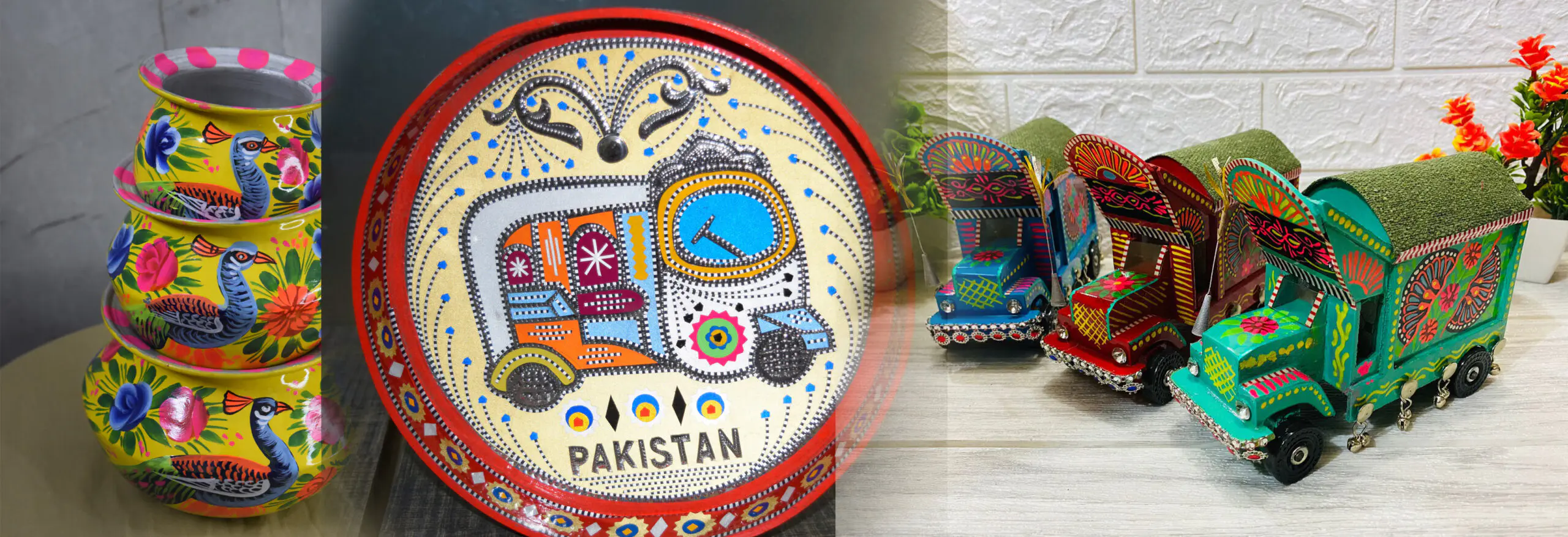 Nigar Craft, Pakistan's first craft shop, sells artificial jewellery in Pakistan and truck art Pakistan and handicraft items to promote country's culture