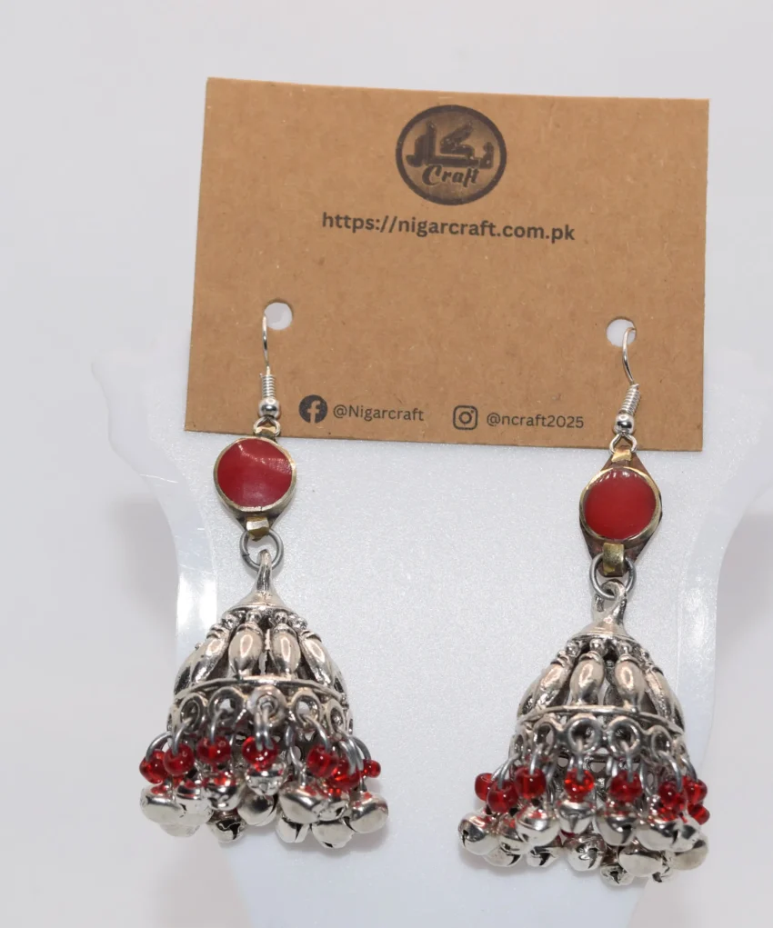 Afghani Earrings Jhumkas