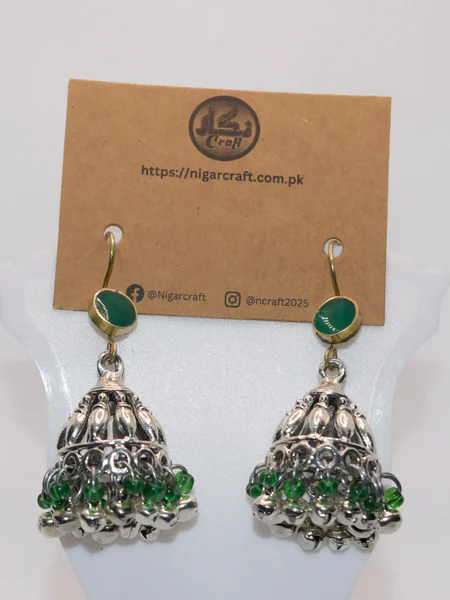 Afghani Earrings Jhumkas