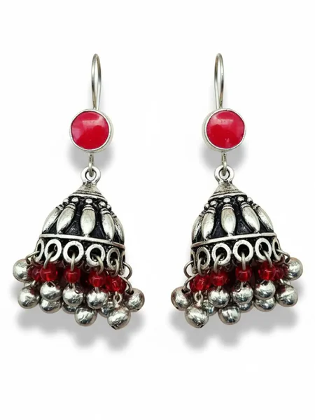 Afghani Earrings Jhumkas