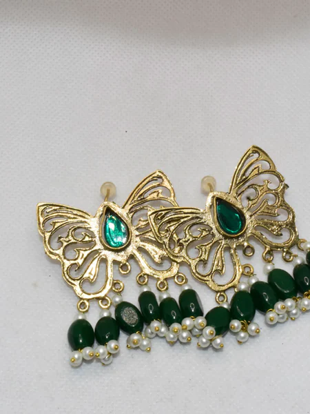 Antique Oxidized Butterfly Earrings (1)