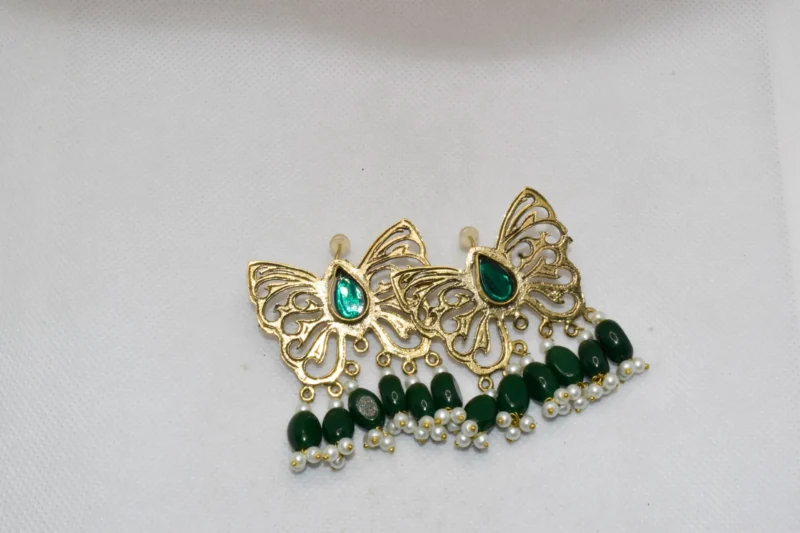 Antique Oxidized Butterfly Earrings (1)