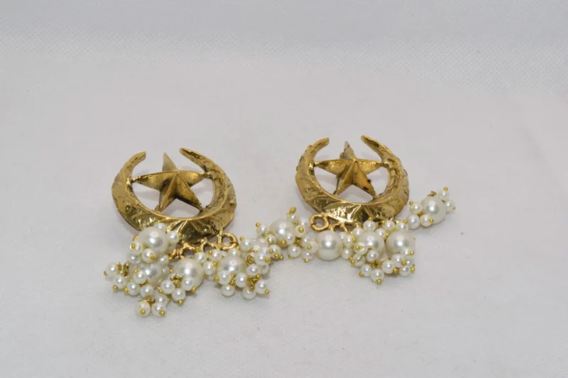 Chand Earrings in Gold