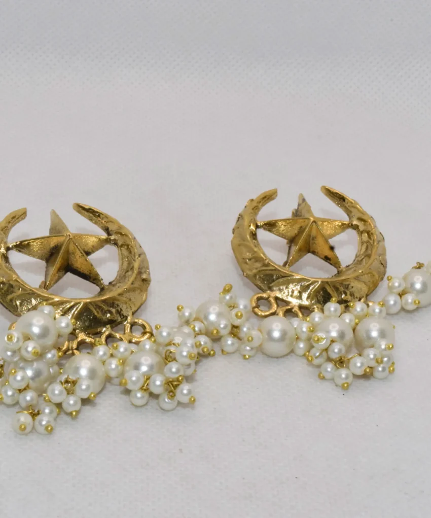 Chand Earrings in Gold