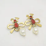 Cute Small Gold Earrings Designs 01