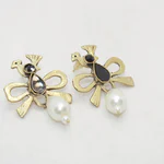 Cute Small Gold Earrings Designs 01