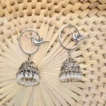 Silver Bird Bali Earrings