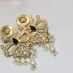 Gold Bow Earrings- Gold Earrings -02