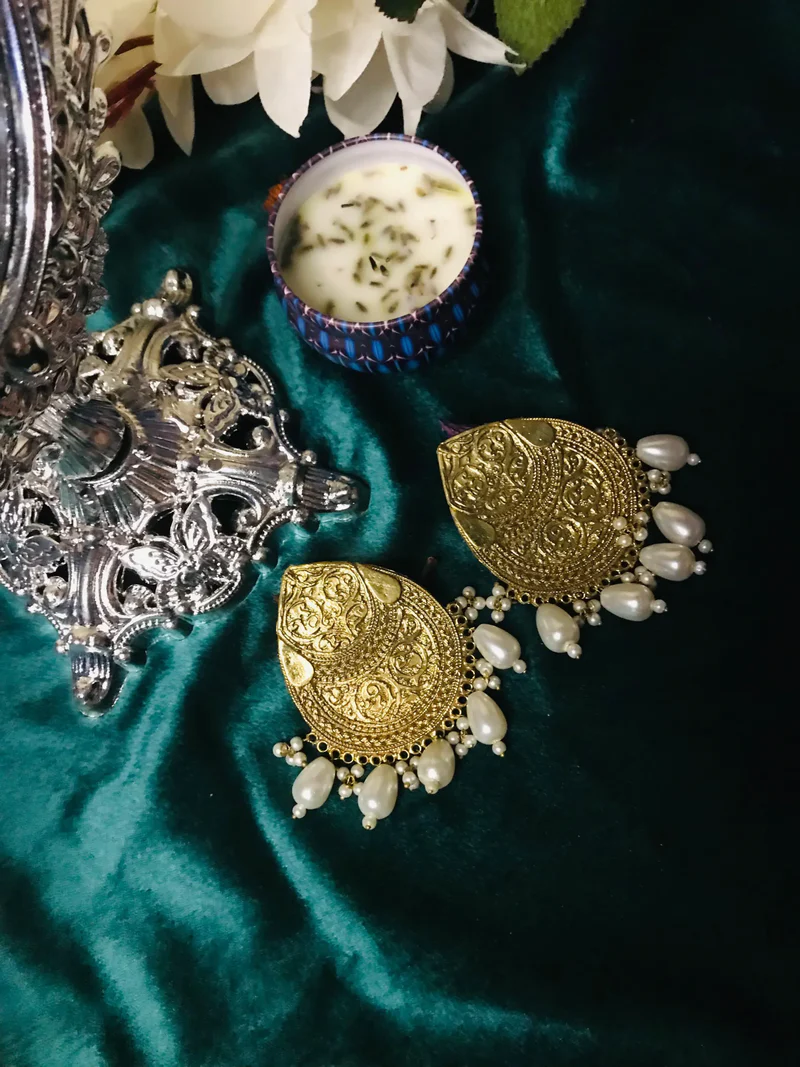 Gold Earrings Design - Antique Earrings