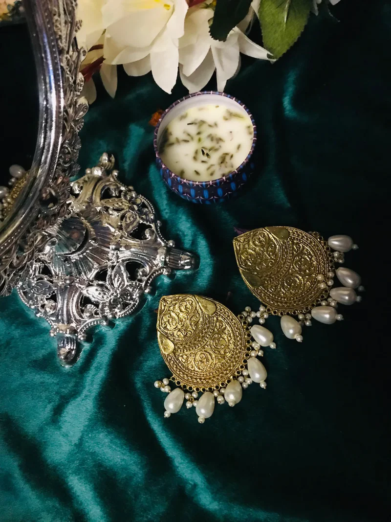 Gold Earrings Design - Antique Earrings