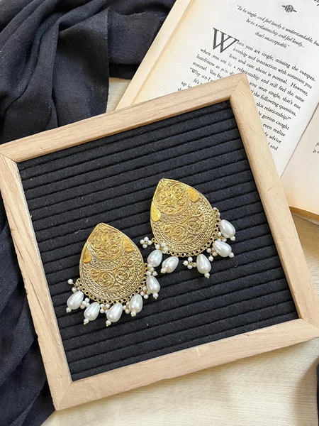 Gold Earrings Design - Antique Earrings