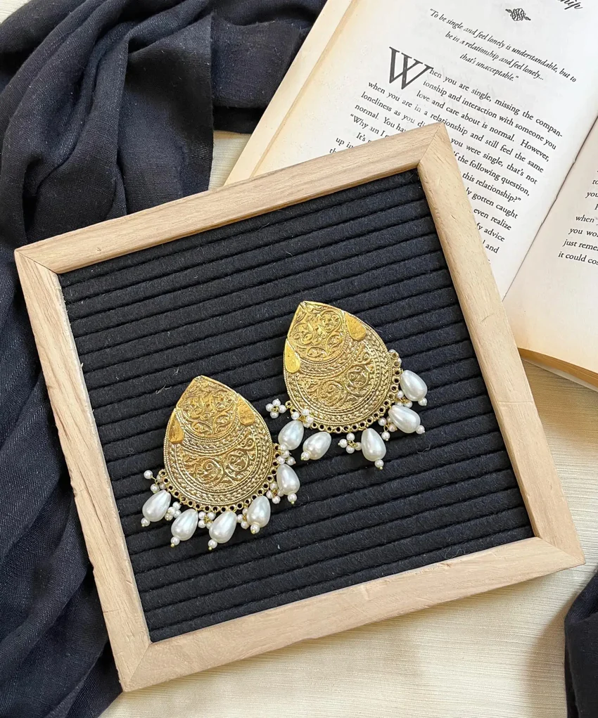 Gold Earrings Design - Antique Earrings