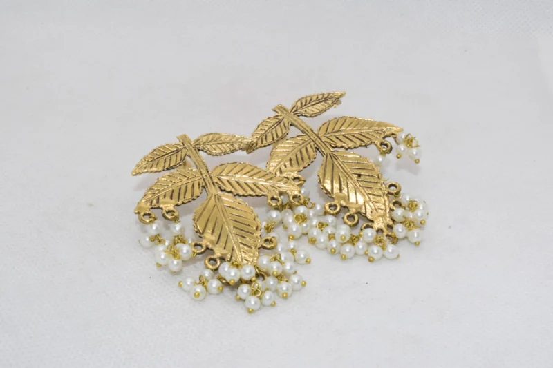 Gold Leaf Earrings