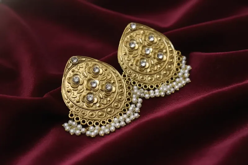 Gold Statement Earrings