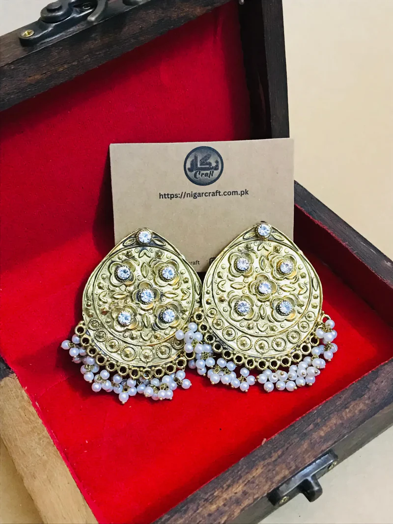 Gold Statement Earrings