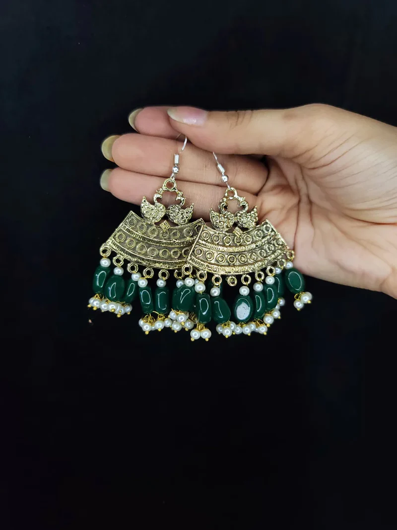 Gold Swan Earrings (4)