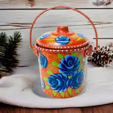 Hand Painted Jar