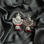 Magenta Statement Earrings