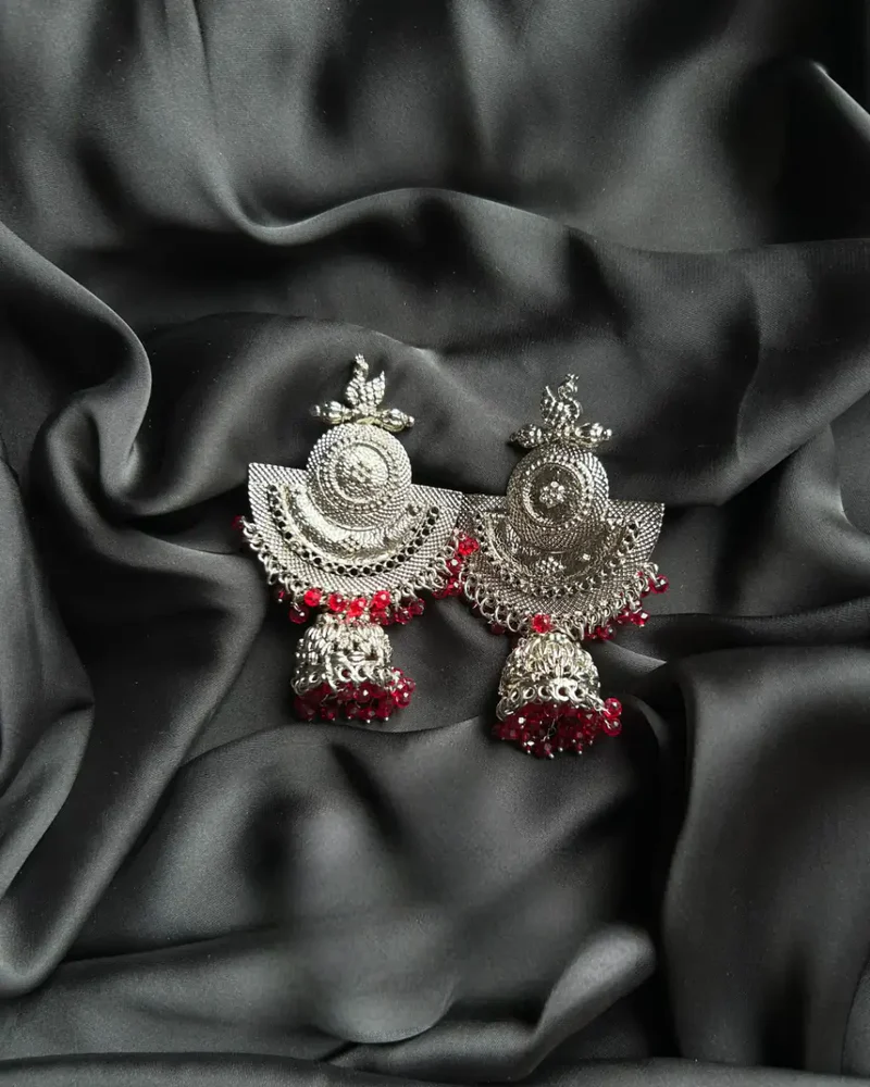 Magenta Statement Earrings