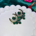 Moon Silver Stud Earrings