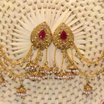 Pearl Shaped Jhumki Sahara Earrings