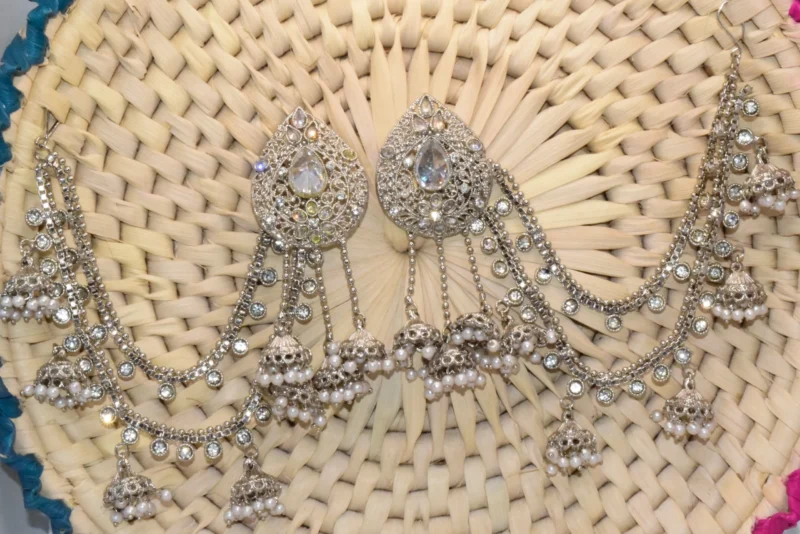 Pearl Shaped Jhumki Sahara Earrings