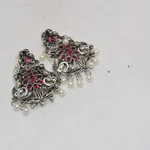 Silver Antique Earrings - Drop Earrings -01