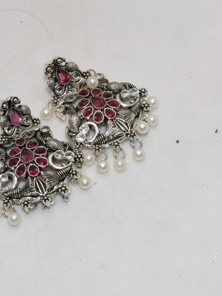 Silver Antique Earrings - Drop Earrings -01