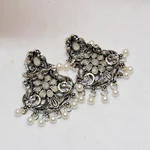 Silver Antique Earrings - Drop Earrings -01