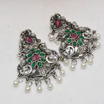 Silver Antique Earrings - Drop Earrings -01
