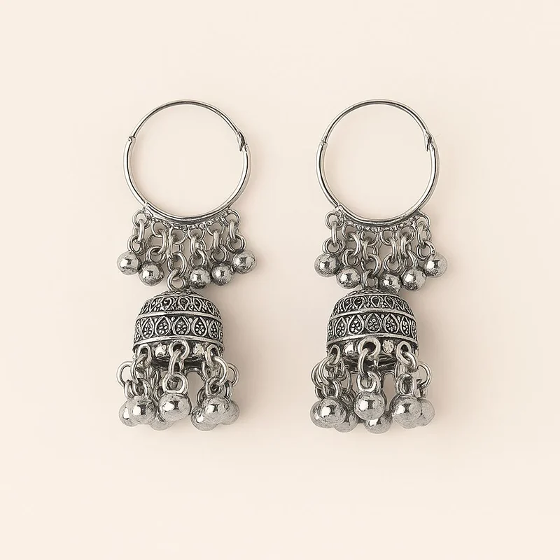 Silver Bali Earrings