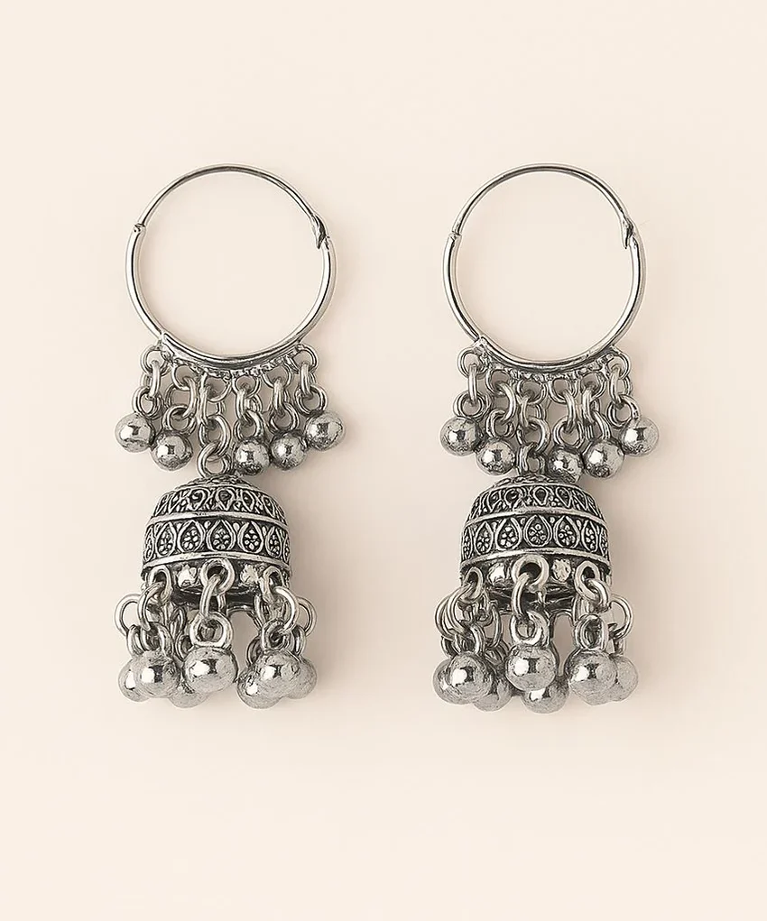 Silver Bali Earrings