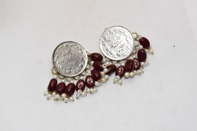 Silver Coin Earrings