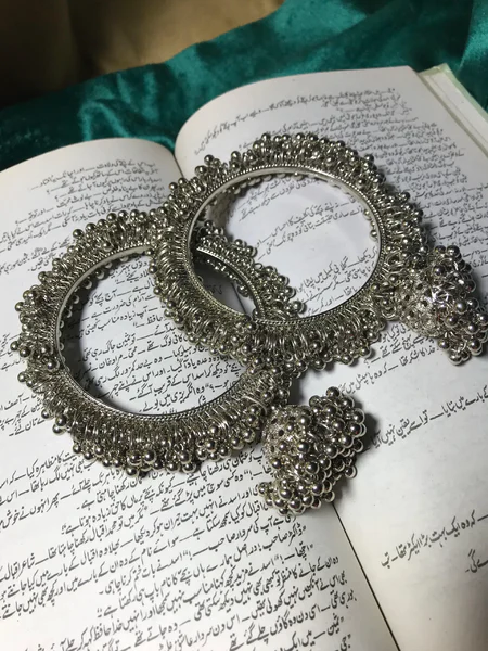 Gajra Silver Bangles - Metal Bangles