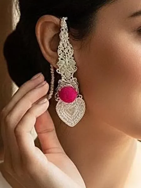 Silver Ear Cuff Earrings