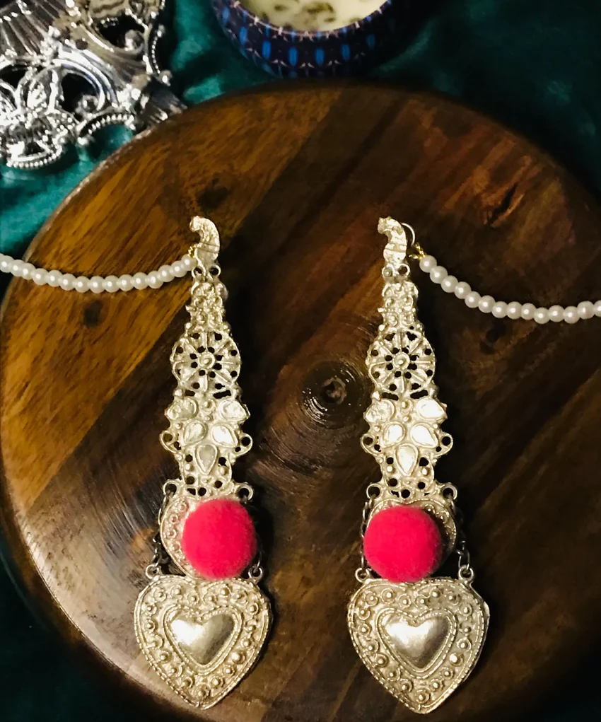 Silver Ear Cuff Earrings