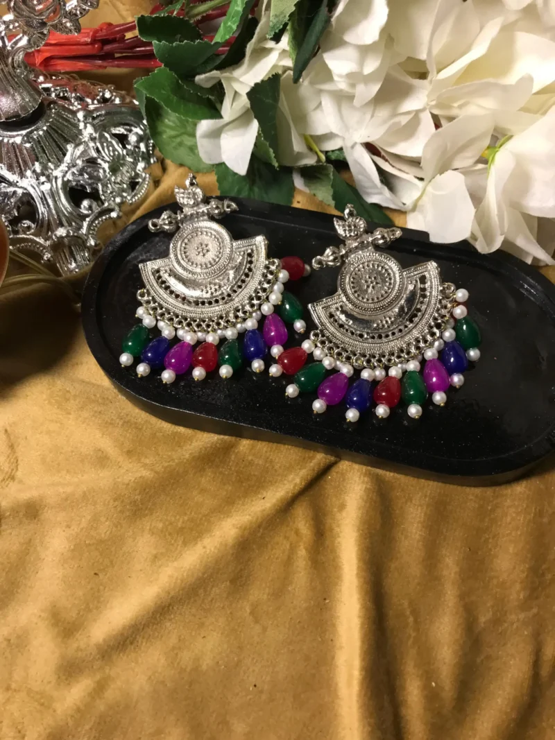 Silver Statement Earrings