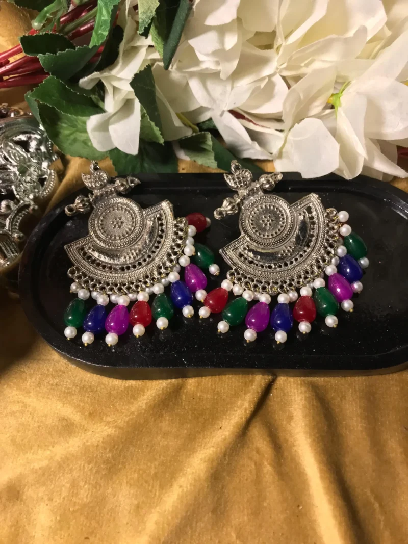 Silver Statement Earrings