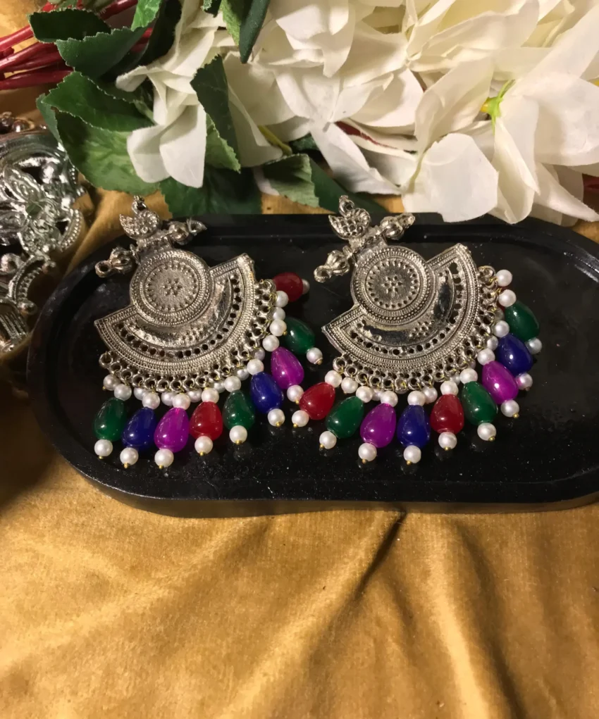 Silver Statement Earrings