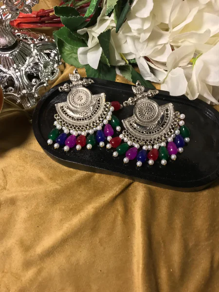 Silver Statement Earrings