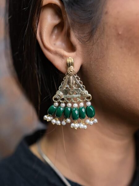 Small Triangle Earrings