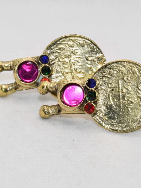 Gold Coin Earrings