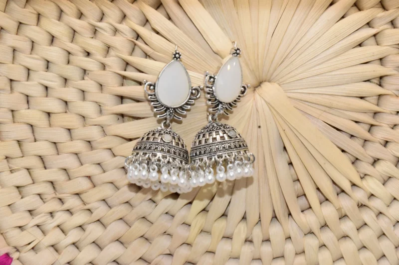 silver jhumke