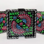 Wooden Tea Coaster - Hand Painted (1)