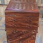 Antique Wooden Jewelry Box
