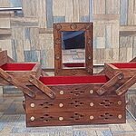 Antique Wooden Jewelry Box