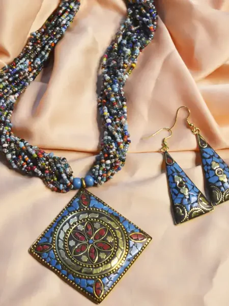 Afghan Necklace Set