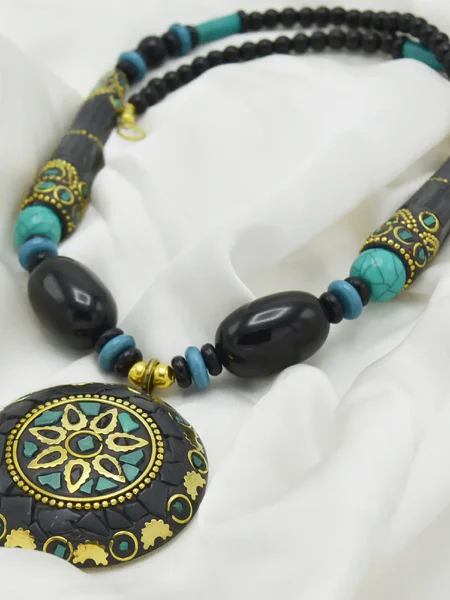 Afghani Jewellery - Black Stone Mala