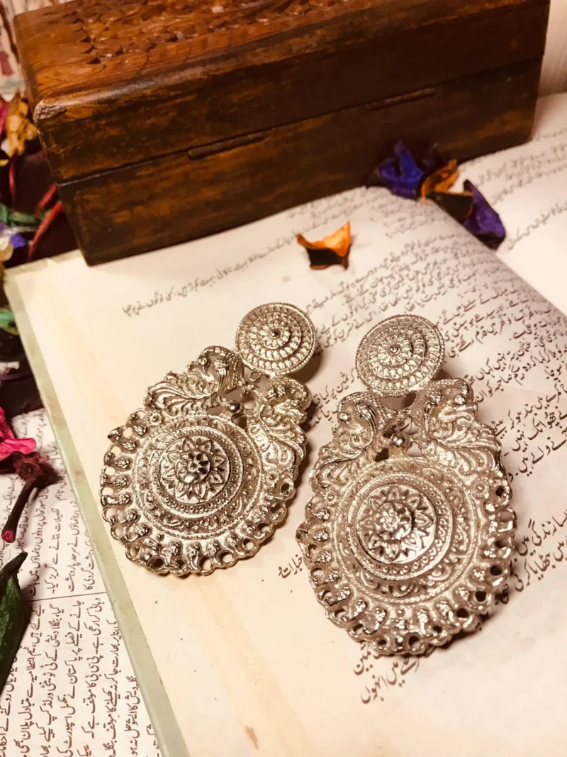 Antique Earrings Silver
